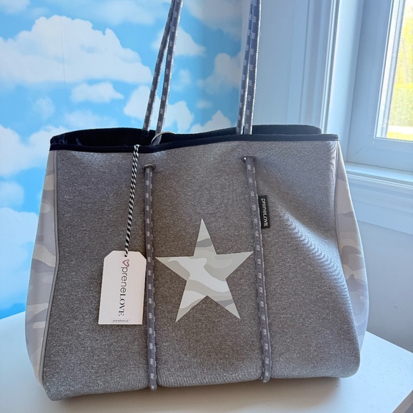 NWT VELERO Neoprene Tote Bag Washable - Picture 3 of 11